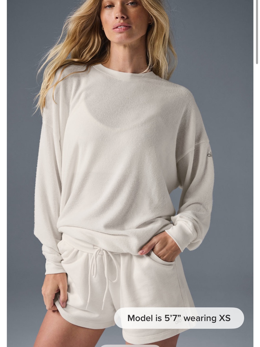 Alo soho pullover size S